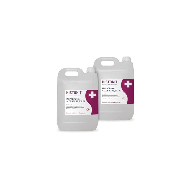 Alcohol isopropílico 99% 10L (Paquete de 2)