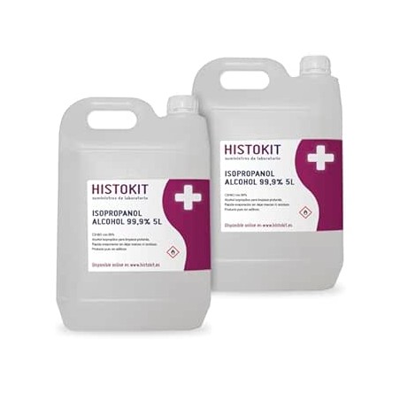 Alcohol isopropílico 99% 10L (Paquete de 2)